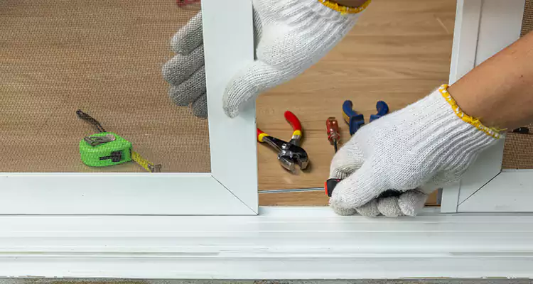 Sliding Glass Door Off Rails Repair in Oviedo, FL